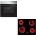 PYRAMIS 60ΑΠ 1006A + 58HL 4007 Φούρνος άνω Πάγκου 66lt με Κεραμικές Εστίες ΕΩΣ 12 ΔΟΣΕΙΣ - Image 2
