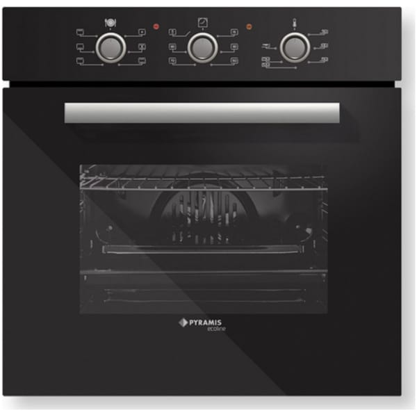 PYRAMIS 60ΑΠ 1007 Φούρνος άνω Πάγκου 60cm 66lt χωρίς Εστίες ΕΩΣ 12 ΔΟΣΕΙΣ