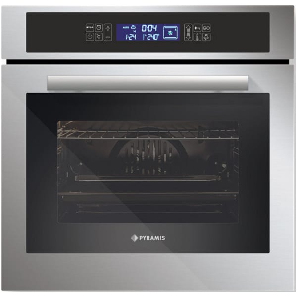 PYRAMIS (034005101) 60ΑΠ 1075 Φούρνος άνω Πάγκου 66lt χωρίς Εστίες Inox ΕΩΣ 12 ΔΟΣΕΙΣ