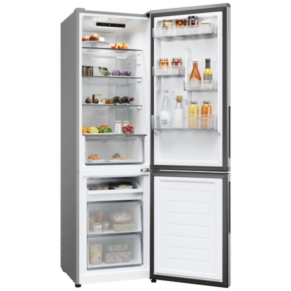 Ψυγειοκαταψύκτης CANDY CNCQ2T518EX Νo Frost 279 Lt Inox ΕΩΣ 12 ΔΟΣΕΙΣ - Image 5
