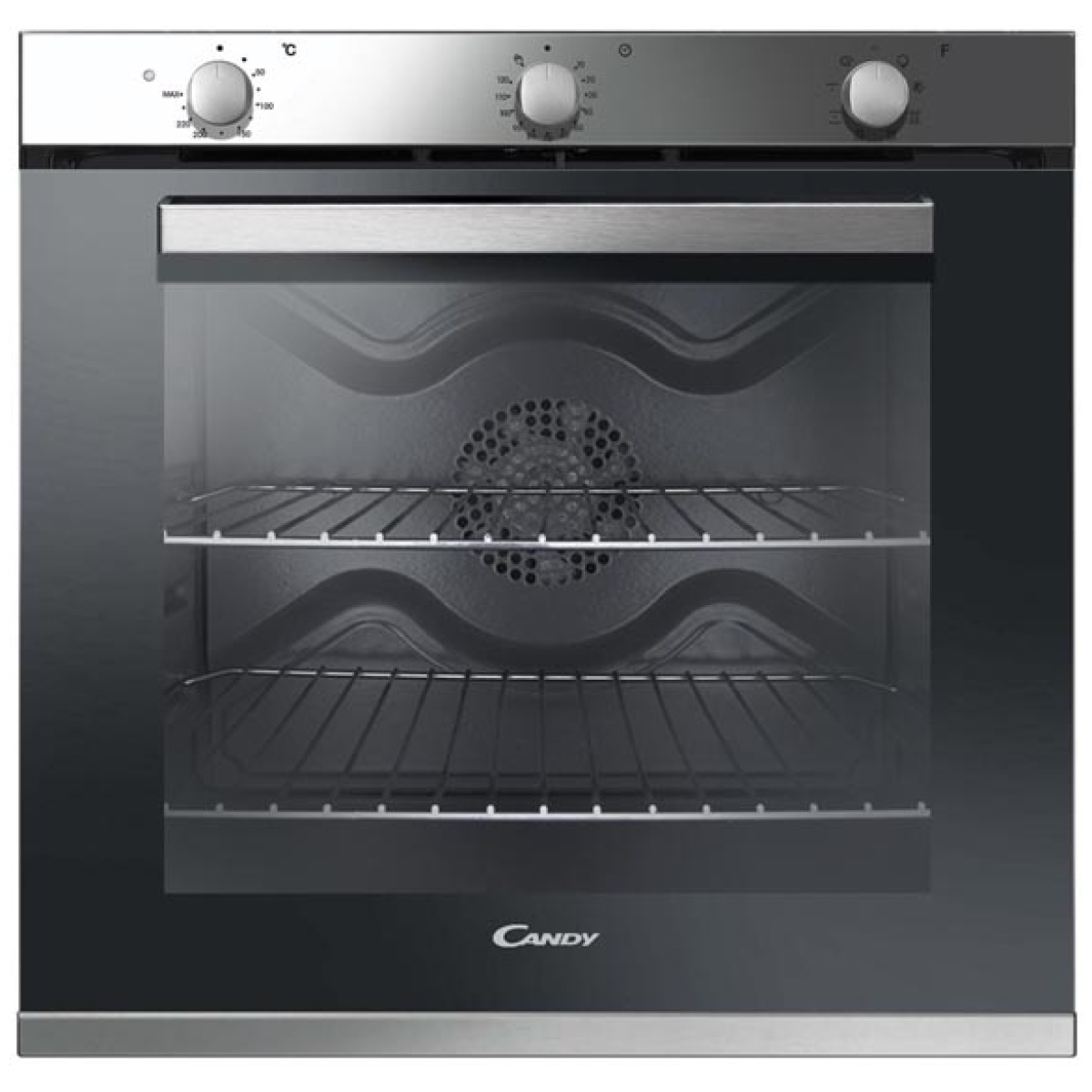 CANDY FCXP613X Φούρνος Εντοιχιζόμενος Άνω Πάγκου 78lt ΕΩΣ 12 ΔΟΣΕΙΣ - Image 1