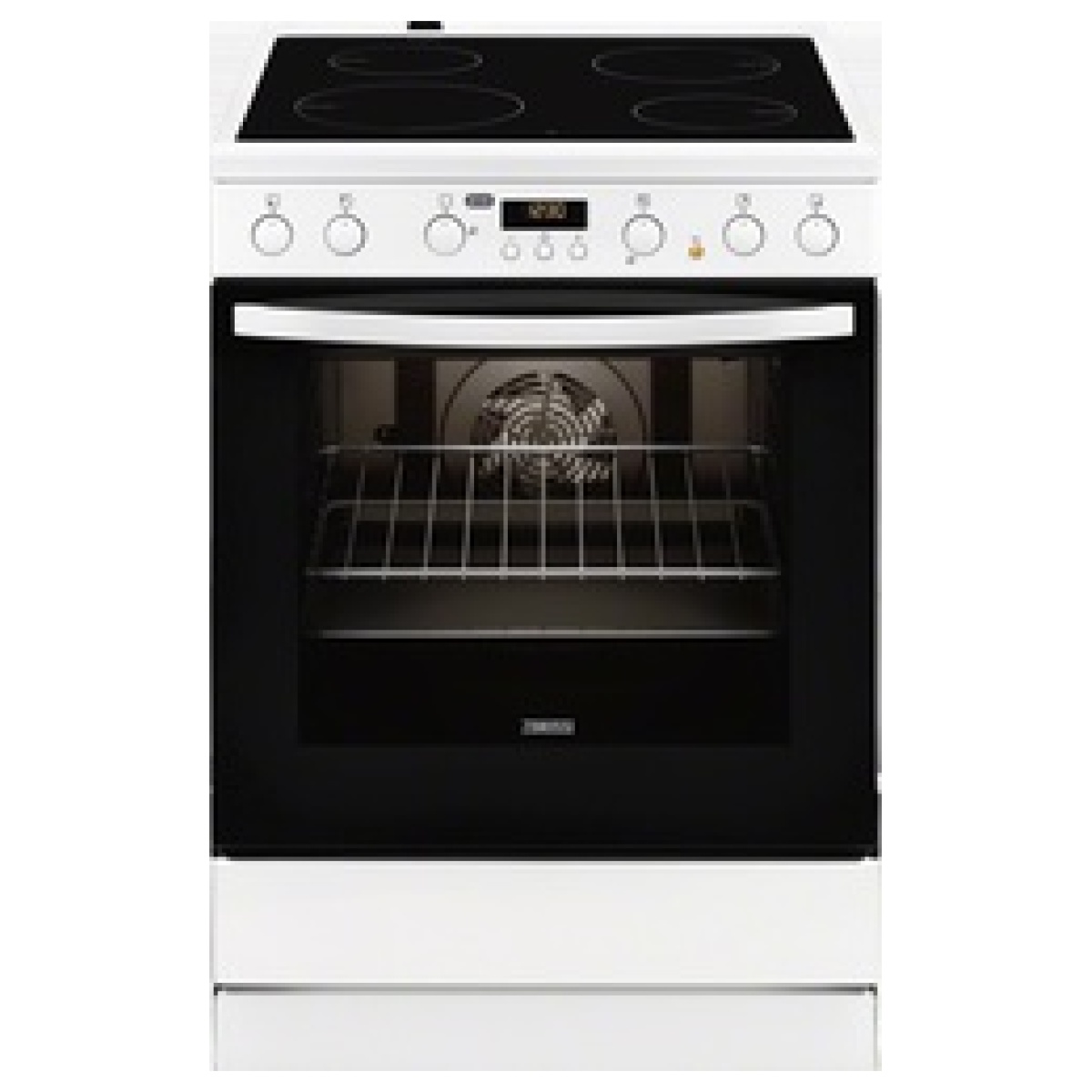 ZANUSSI ZCV65340WA Κουζίνα Ηλεκτρική με Κεραμικές Εστίες ΕΩΣ 12 ΔΟΣΕΙΣ - Image 1