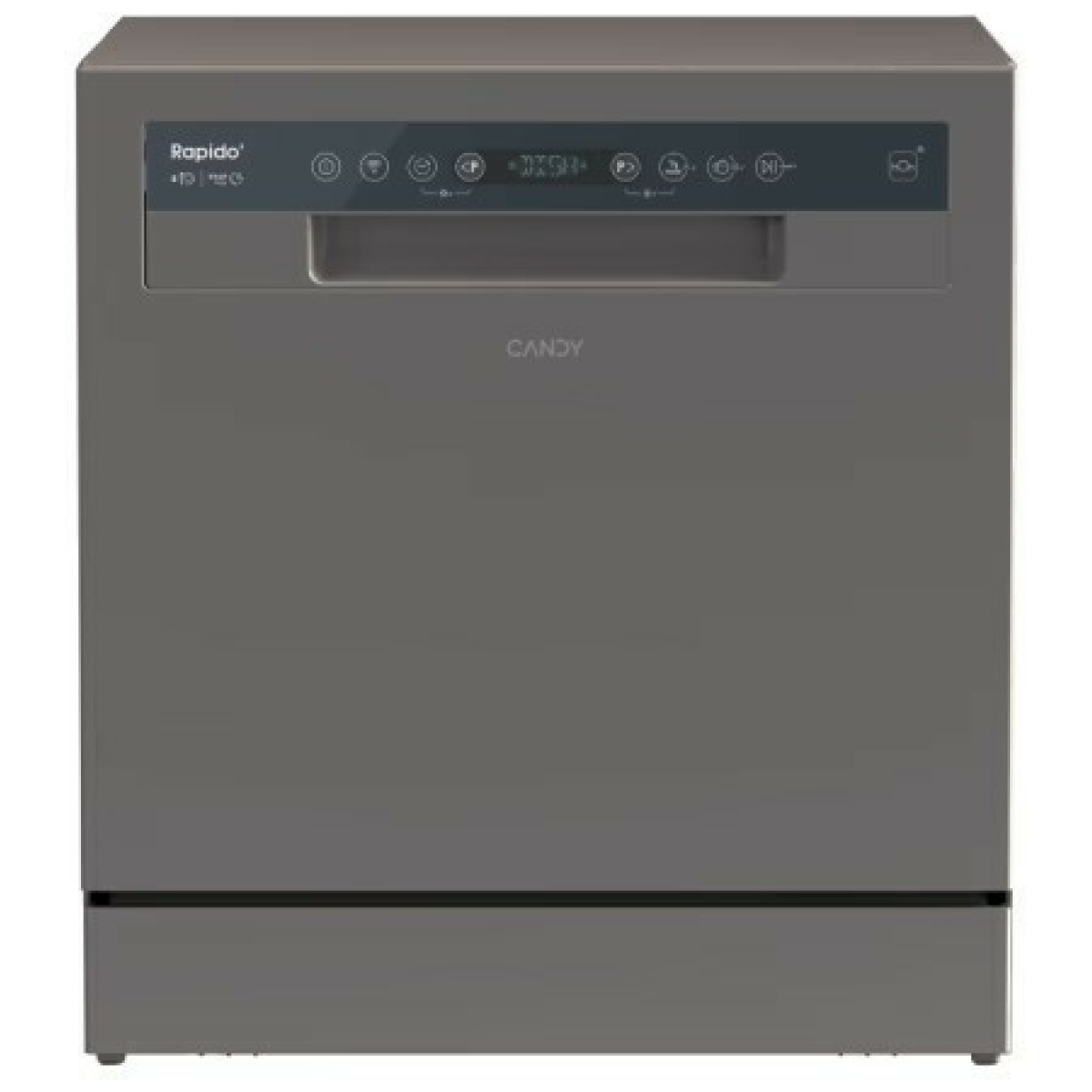 Candy CP8F9FFA Ελεύθερο Πλυντήριο Πιάτων για 8 Σερβίτσια Π55xY59.5εκ. Inox ΕΩΣ 12 ΔΟΣΕΙΣ - Image 1