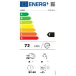 Candy CP8F9FFA Ελεύθερο Πλυντήριο Πιάτων για 8 Σερβίτσια Π55xY59.5εκ. Inox ΕΩΣ 12 ΔΟΣΕΙΣ - Image 2
