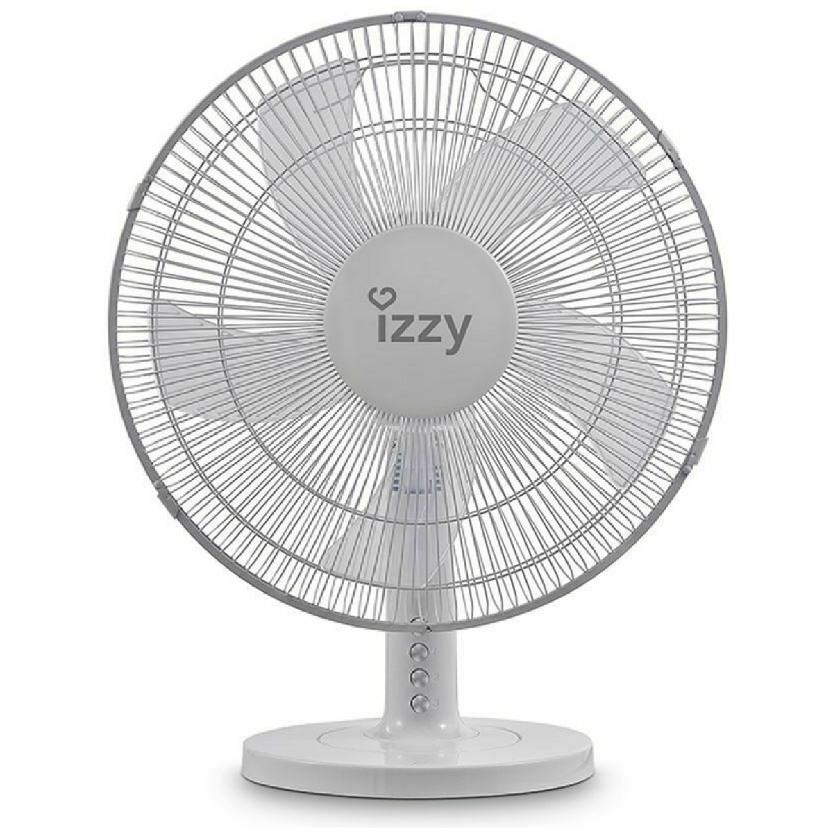 Izzy 223918 IZ-9023 Επιτραπέζιος Ανεμιστήρας 50W Διαμέτρου 40cm Λευκός ΕΩΣ 12 ΔΟΣΕΙΣ - Image 1