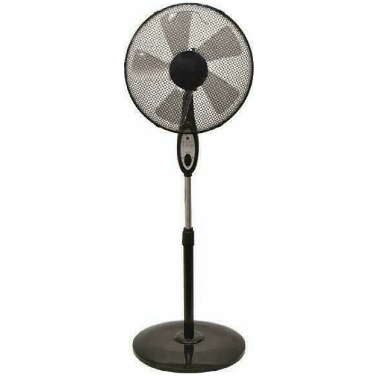 EUROLAMP 920-29007 Ανεμιστήρας ορθοστάτης δαπέδου 60W Φ40cm με κοντρόλ & χρονοδιακόπτη ΕΩΣ 12 ΔΟΣΕΙΣ - Image 1