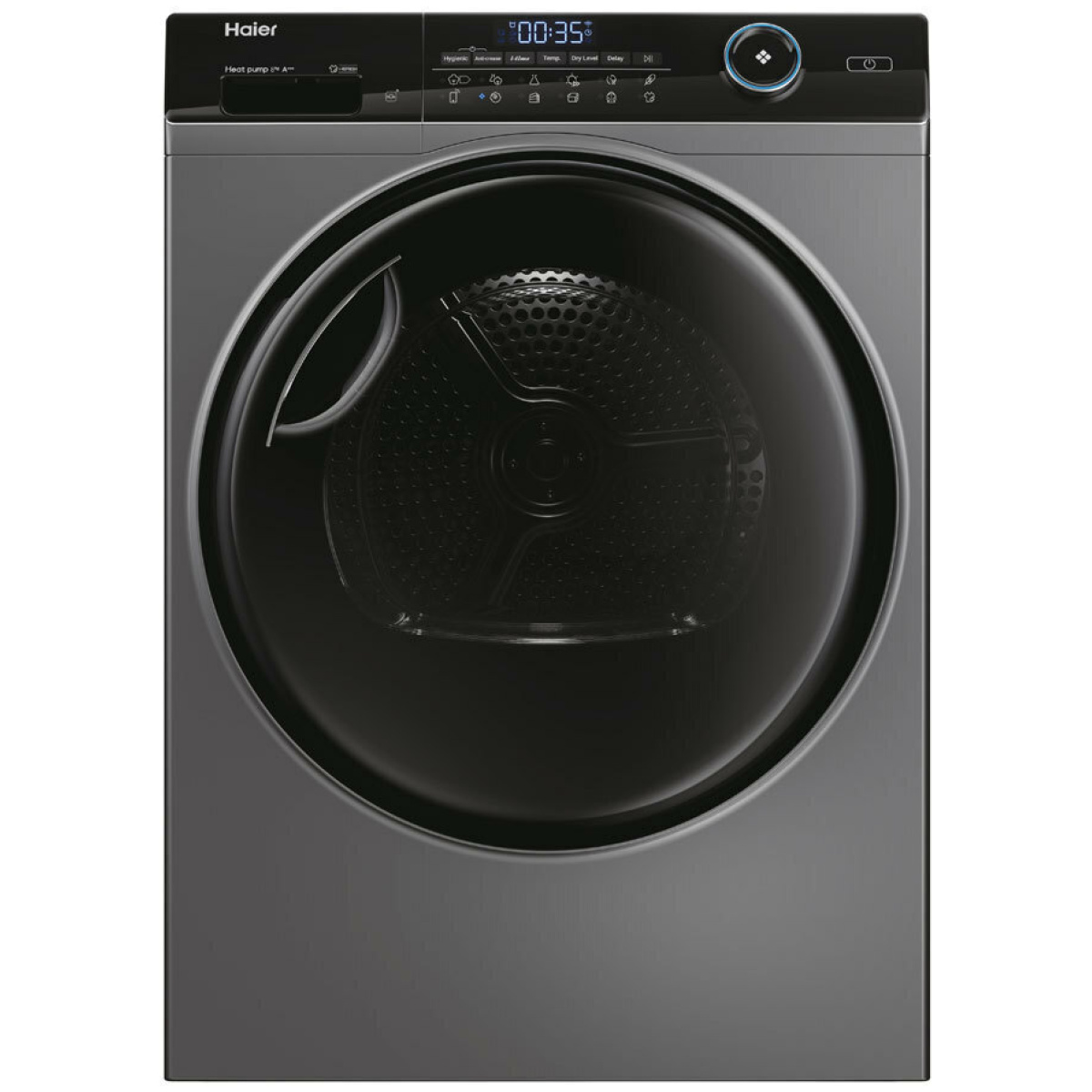 Haier HD80-A3959-S Στεγνωτήριο 8kg A+++ με Αντλία Θερμότητας ΕΩΣ 12 ΔΟΣΕΙΣ - Image 1