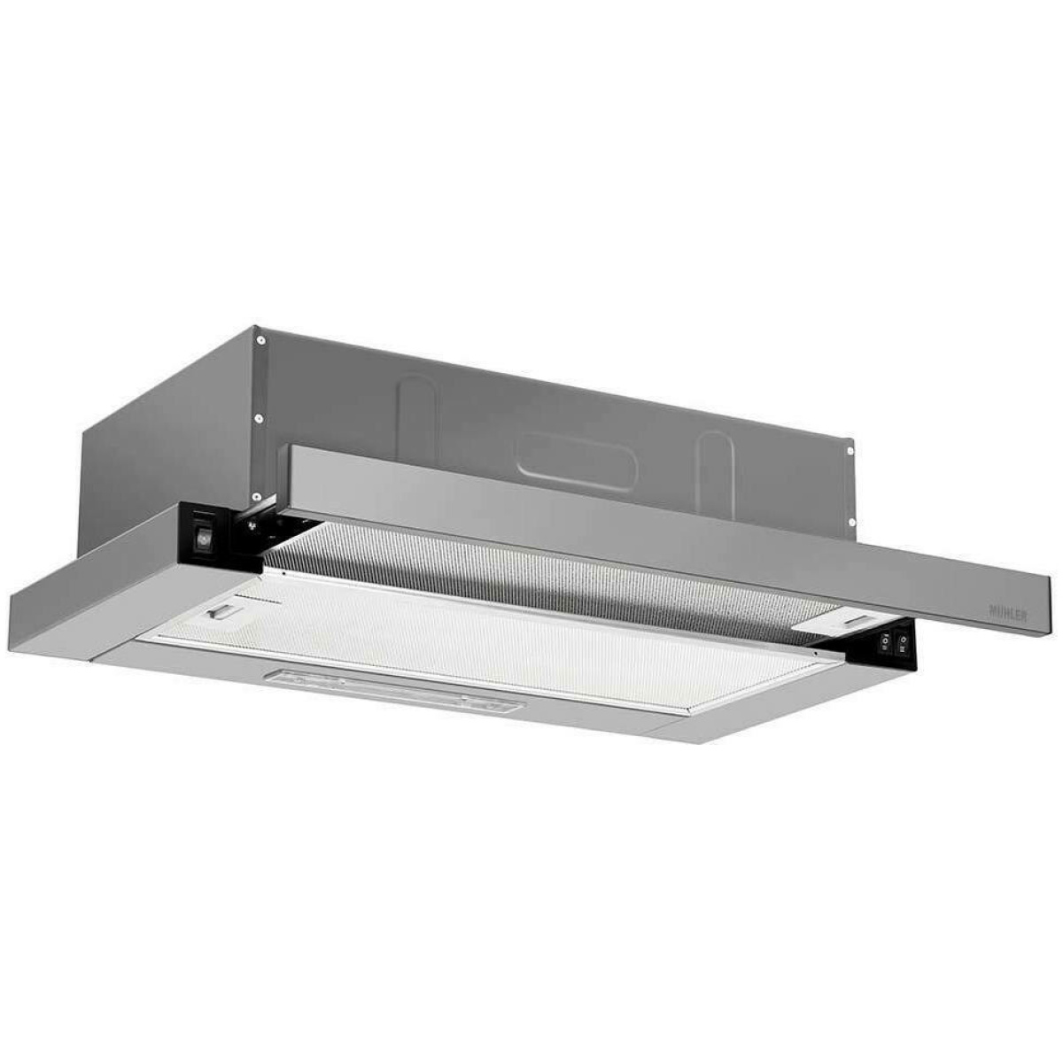 Muhler АМК 400 Συρόμενος Απορροφητήρας 60cm Inox ΕΩΣ 12 ΔΟΣΕΙΣ - Image 1
