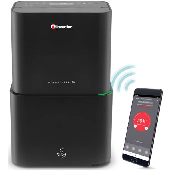 INVENTOR AT-IONUV-20L ATMOSPHERE XL Αφυγραντήρας με Ιονιστή & Wi-Fi 20lt ΕΩΣ 12 ΔΟΣΕΙΣ