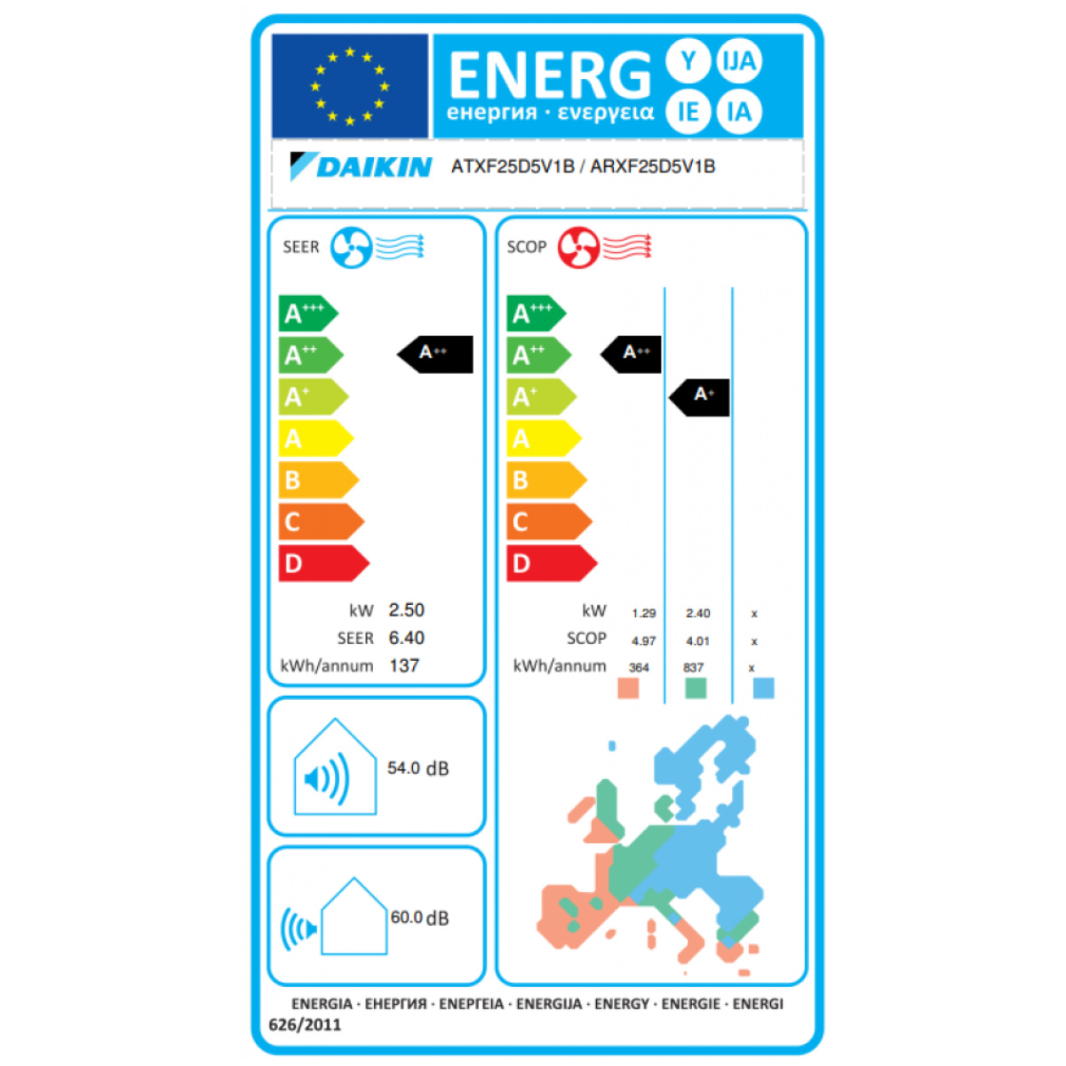 DAIKIN Sensira Pro Series ATXF25D/ARXF25D Κλιματιστικό Inverter 9.000btu A++/A++ ΕΩΣ 12 ΔΟΣΕΙΣ - Image 4