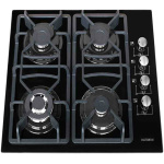 Calfer Gas B1140-BW Εντοιχιζόμενη Εστία Υγραερίου-Φυσικού Αερίου ΕΩΣ 12 ΔΟΣΕΙΣ