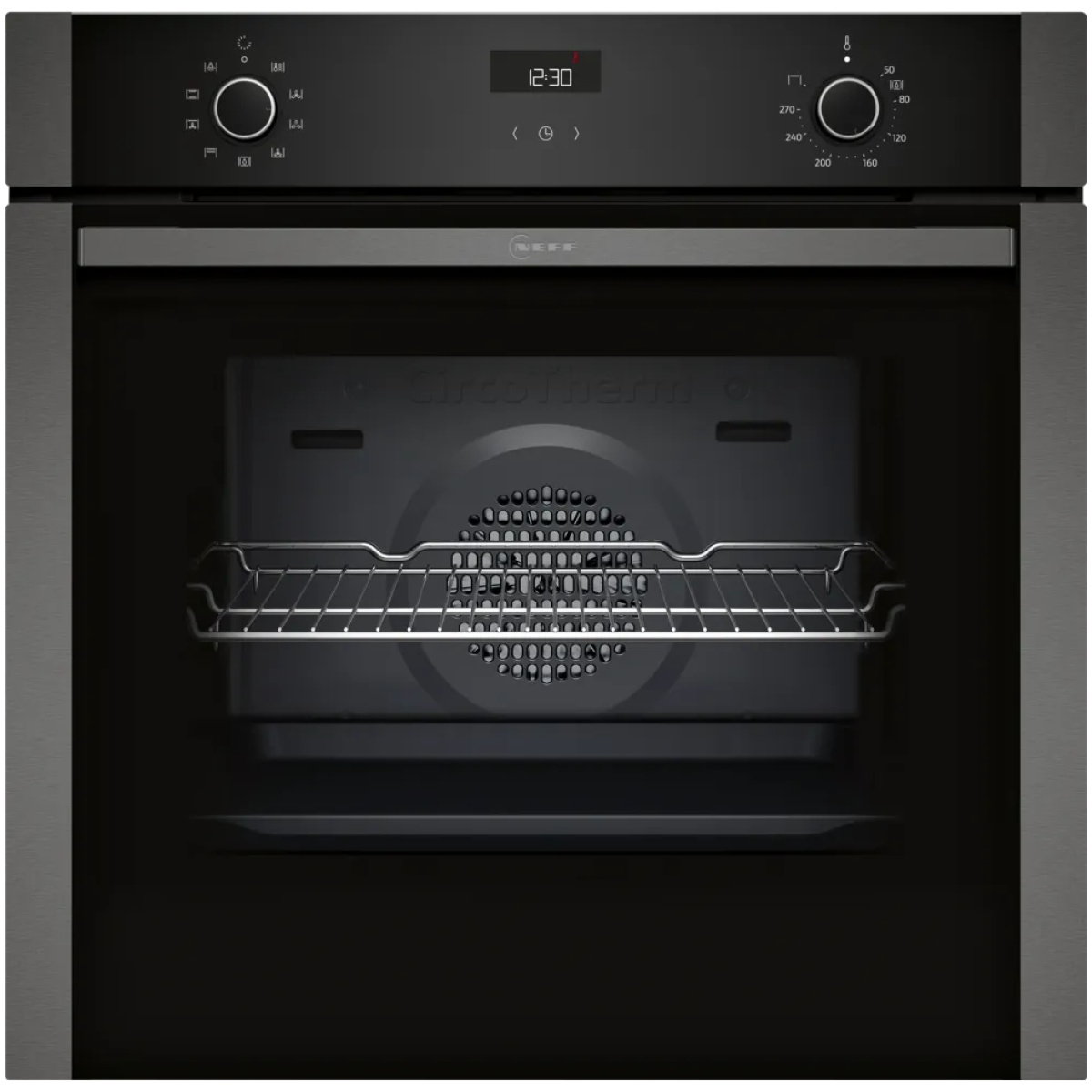 Neff B1ACE4AG3 Φούρνος άνω Πάγκου 71lt χωρίς Εστίες Π59.4εκ. Γκρι (ΕΩΣ 12 ΔΟΣΕΙΣ) - Image 1