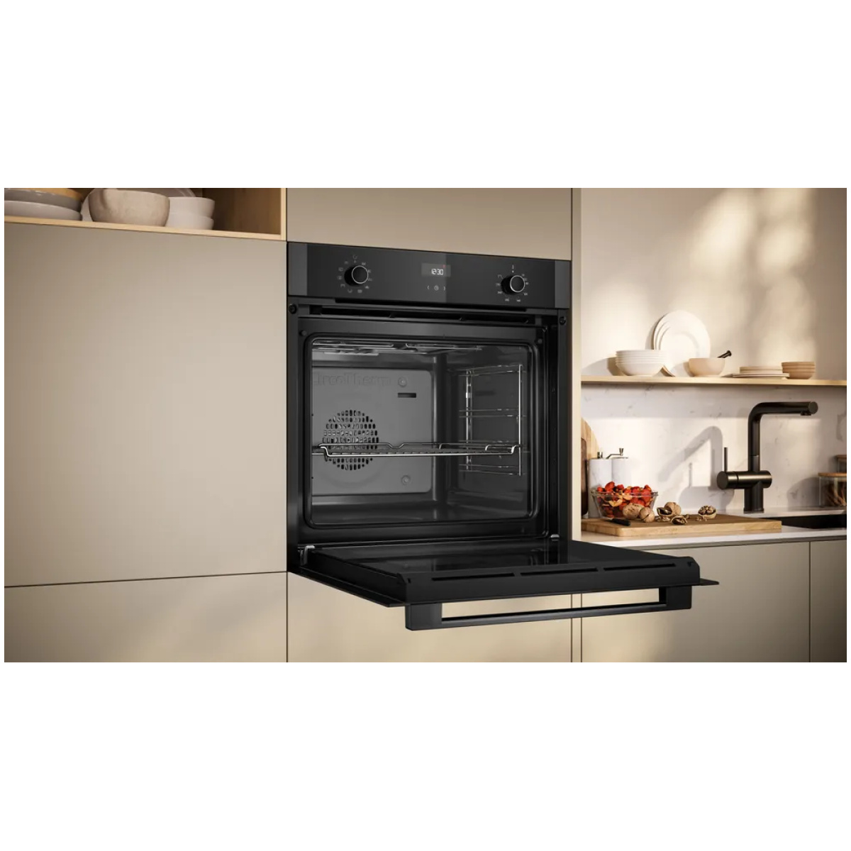Neff B1ACE4AG3 Φούρνος άνω Πάγκου 71lt χωρίς Εστίες Π59.4εκ. Γκρι (ΕΩΣ 12 ΔΟΣΕΙΣ) - Image 4
