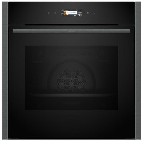 Neff B24CR71G0 Φούρνος Εντοιχιζόμενος 71lt Άνω Πάγκου Χωρίς Εστίες Π59.6εκ. Μαύρος (ΕΩΣ 12 ΔΟΣΕΙΣ)