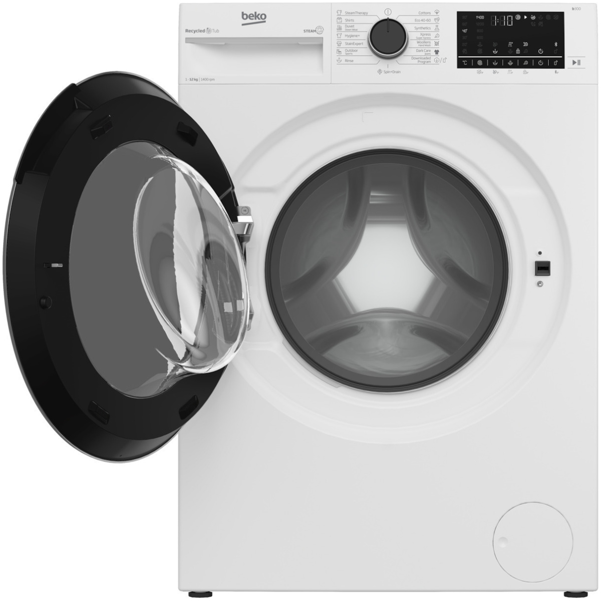 Beko Πλυντήριο Ρούχων 12kg με Ατμό 1400 Στροφών B3WFT5124111WP (ΕΩΣ 12 ΔΟΣΕΙΣ) - Image 4