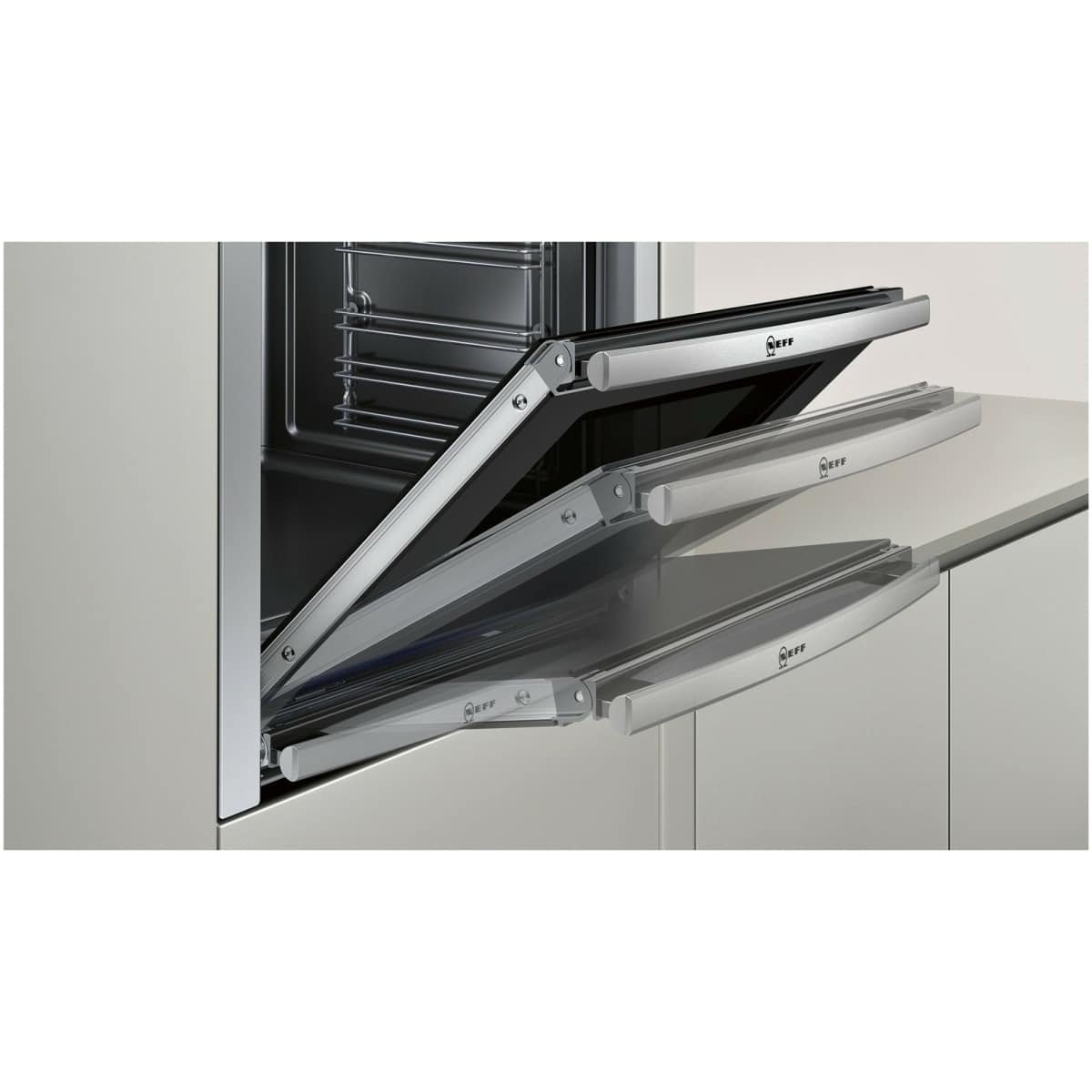 NEFF B45M42N5 Φούρνος Εντοιχιζόμενος Άνω Πάγκου 66lt ΕΩΣ 12 ΔΟΣΕΙΣ - Image 4