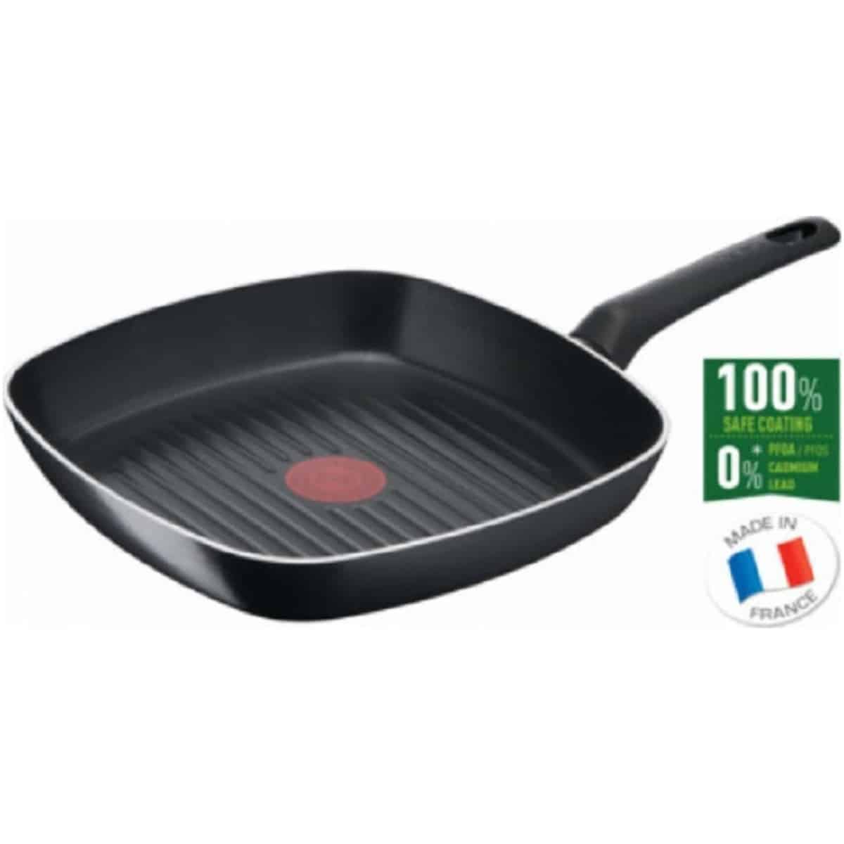 TEFAL B55640 Γκριλιέρα από Αλουμίνιο με Αντικολλητική Επίστρωση 26cm ΕΩΣ 12 ΔΟΣΕΙΣ - Image 1