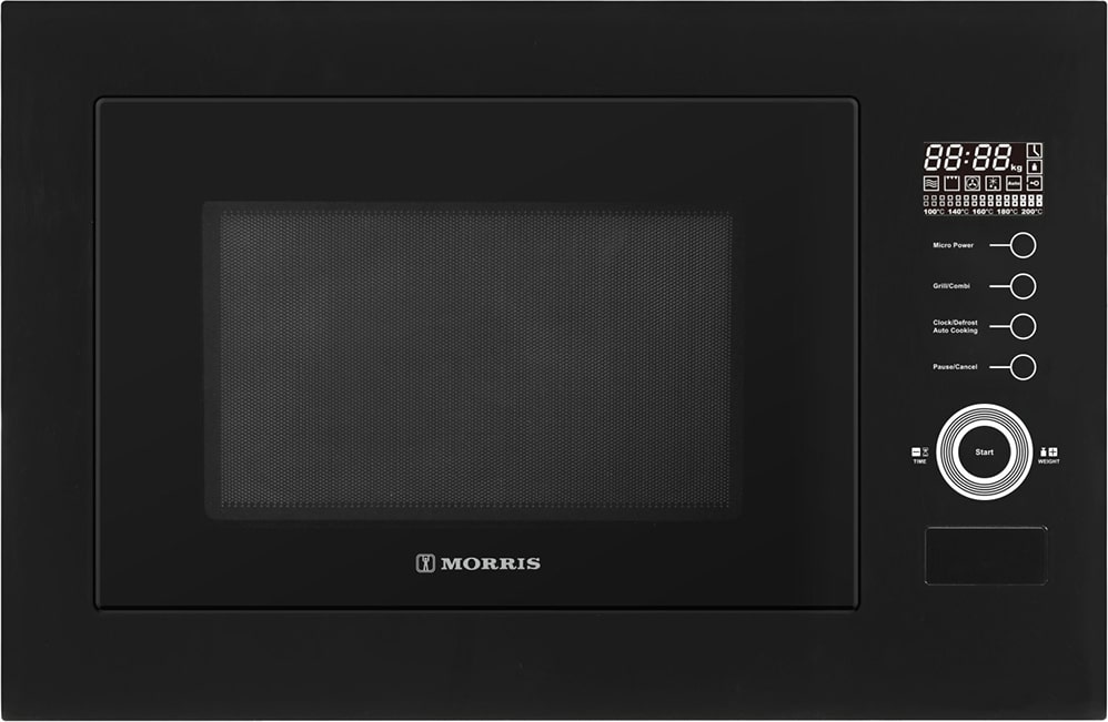 B6128MW-985.jpeg MORRIS B6128MW Εντοιχιζόμενος Φούρνος Μικροκυμάτων 900W με Grill 25lt - Image 1