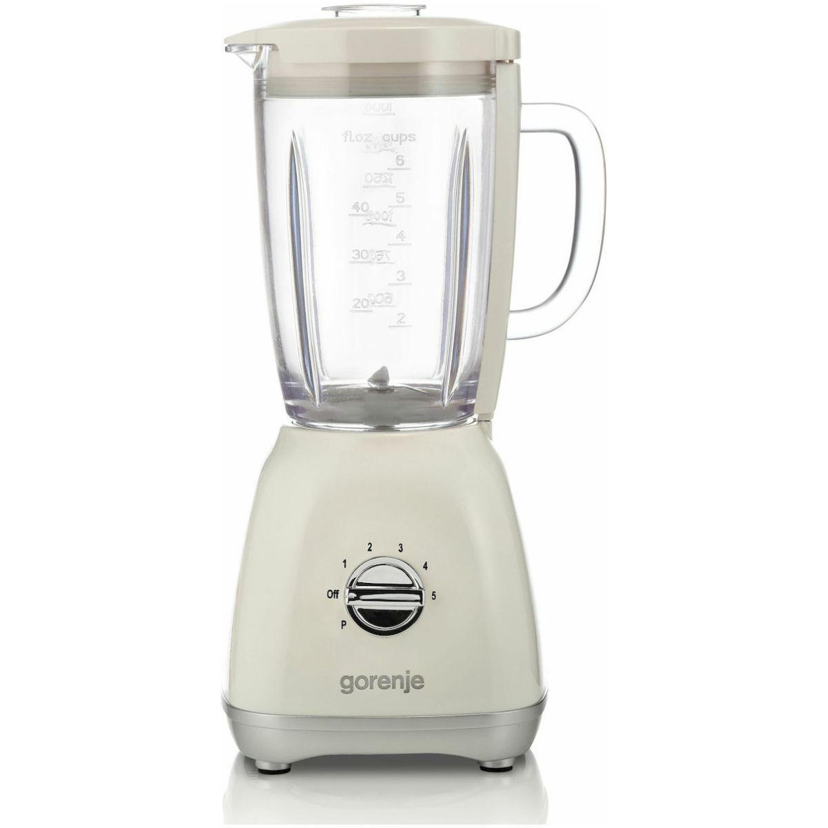 GORENJE B800RL Μπλέντερ για Smoothies με Γυάλινη Κανάτα 1.8lt 800W Μπεζ ΕΩΣ 12 ΔΟΣΕΙΣ - Image 1
