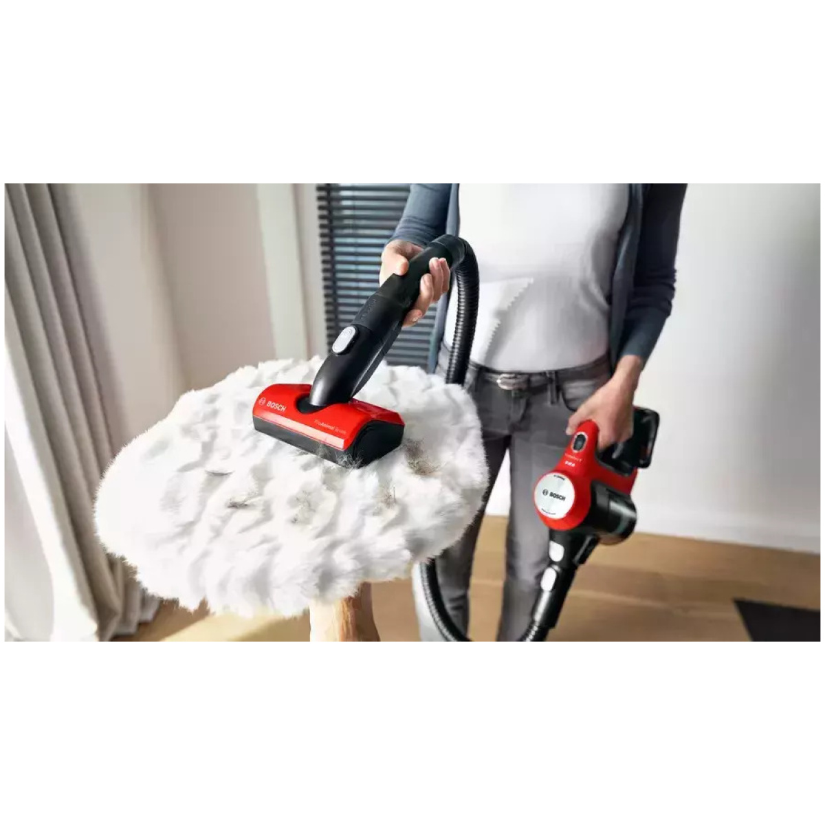 Bosch Unlimited 7 ProAnimal BBS711ANM Επαναφορτιζόμενη Σκούπα Stick 18V Red (ΕΩΣ 12 ΔΟΣΕΙΣ) - Image 16