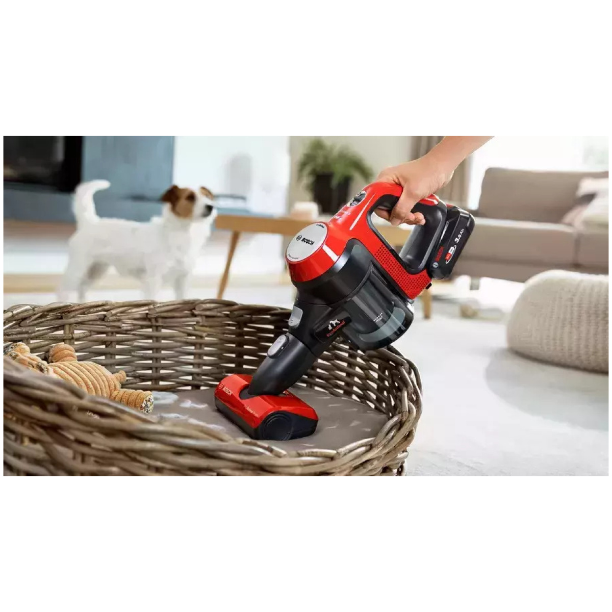Bosch Unlimited 7 ProAnimal BBS711ANM Επαναφορτιζόμενη Σκούπα Stick 18V Red (ΕΩΣ 12 ΔΟΣΕΙΣ) - Image 6