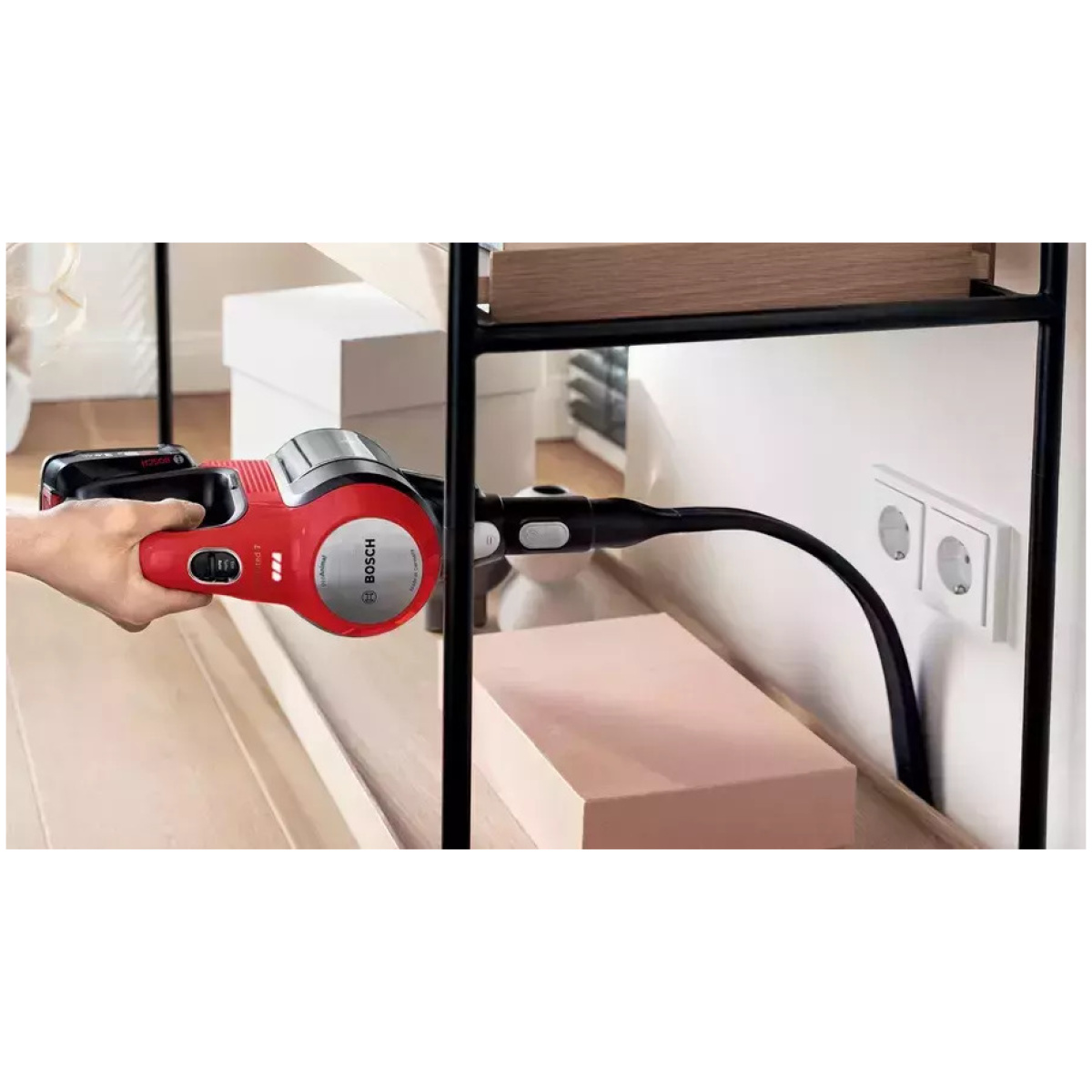 Bosch Unlimited 7 ProAnimal BBS711ANM Επαναφορτιζόμενη Σκούπα Stick 18V Red (ΕΩΣ 12 ΔΟΣΕΙΣ) - Image 5