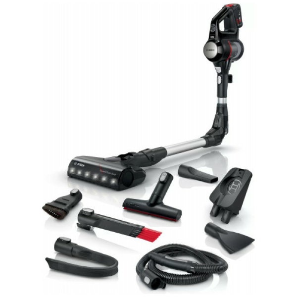 BOSCH Unlimited 7 BCS711EXT Επαναφορτιζόμενη Σκούπα Stick & Χειρός 18V Μαύρη ΕΩΣ 12 ΔΟΣΕΙΣ