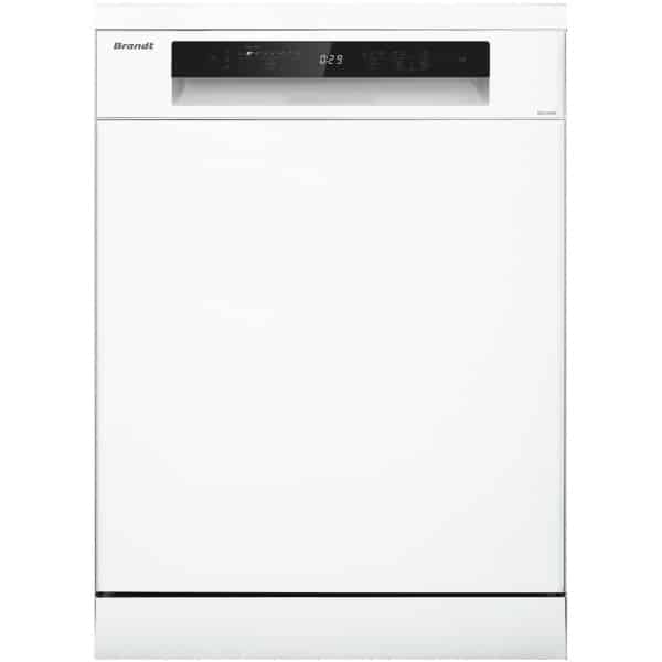 BRANDT BDF424DW Ελεύθερο Πλυντήριο Πιάτων για 14 Σερβίτσια Π59.8xY84.5εκ. Λευκό D ΕΩΣ 12 ΔΟΣΕΙΣ