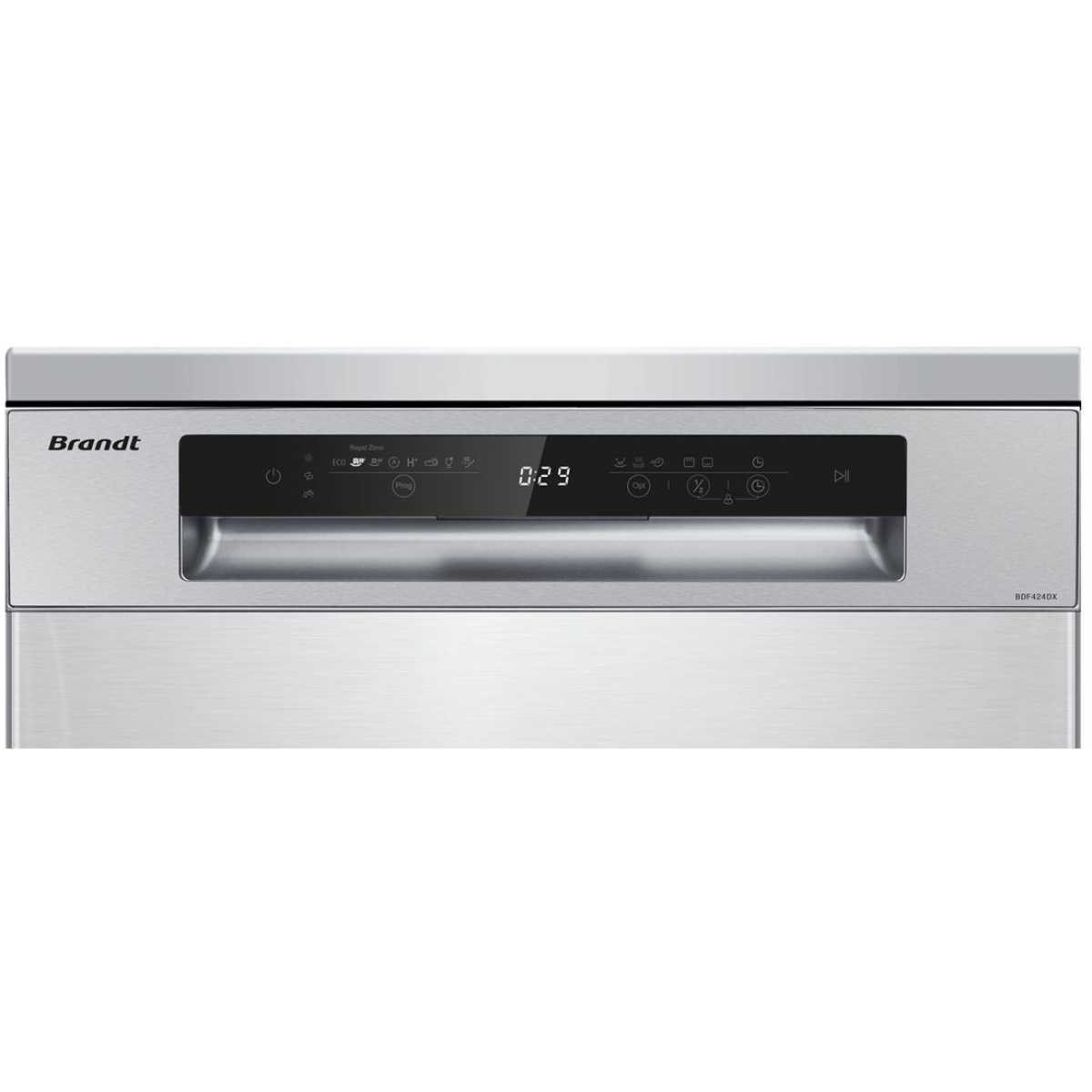 BRANDT BDF424DX Ελεύθερο Πλυντήριο Πιάτων για 14 Σερβίτσια Π59.8xY84.5εκ. Inox D ΕΩΣ 12 ΔΟΣΕΙΣ - Image 2
