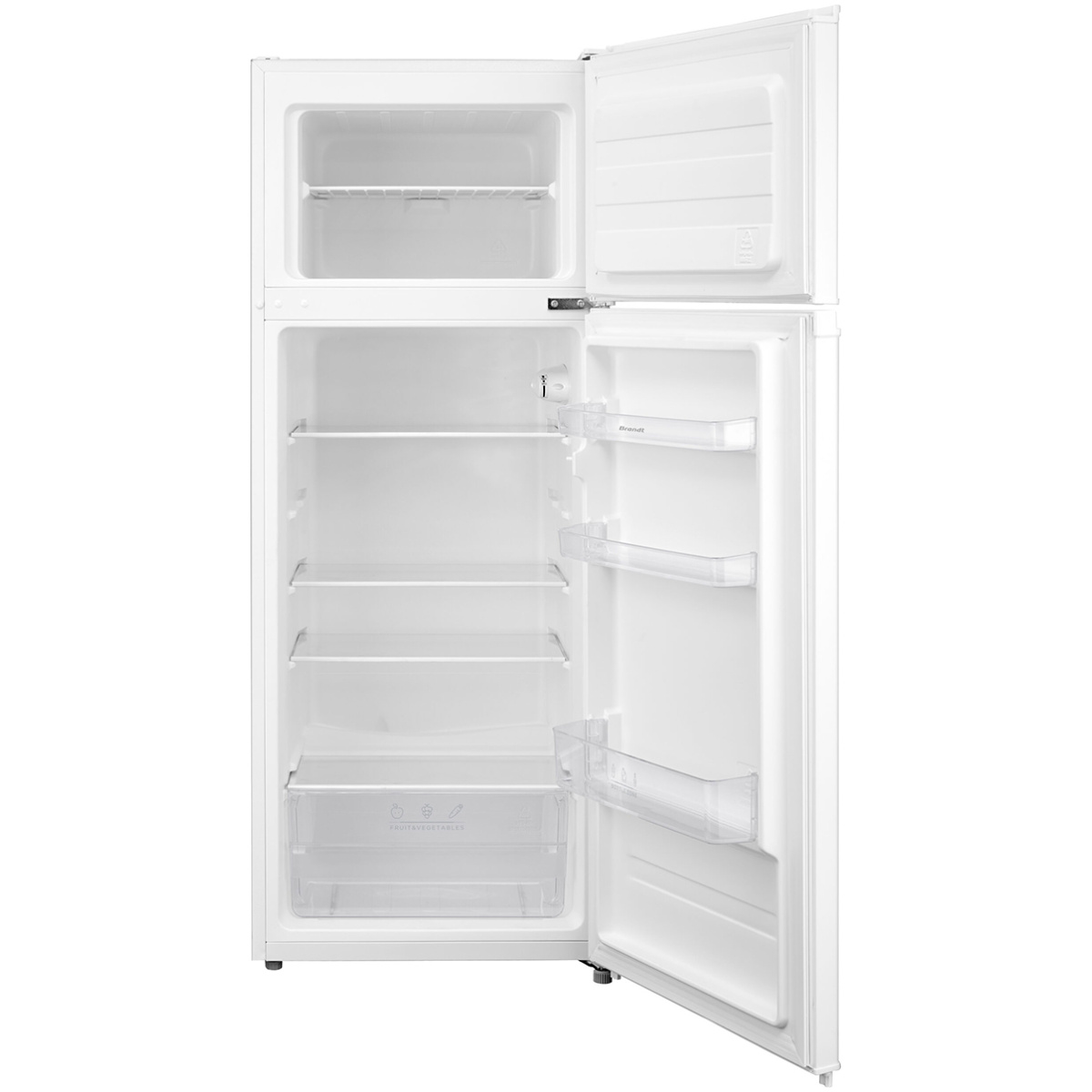 Brandt BFD4355EW Ψυγείο Δίπορτο 204lt Υ143xΠ55xΒ55εκ. Λευκό (ΕΩΣ 12 ΔΟΣΕΙΣ) - Image 2