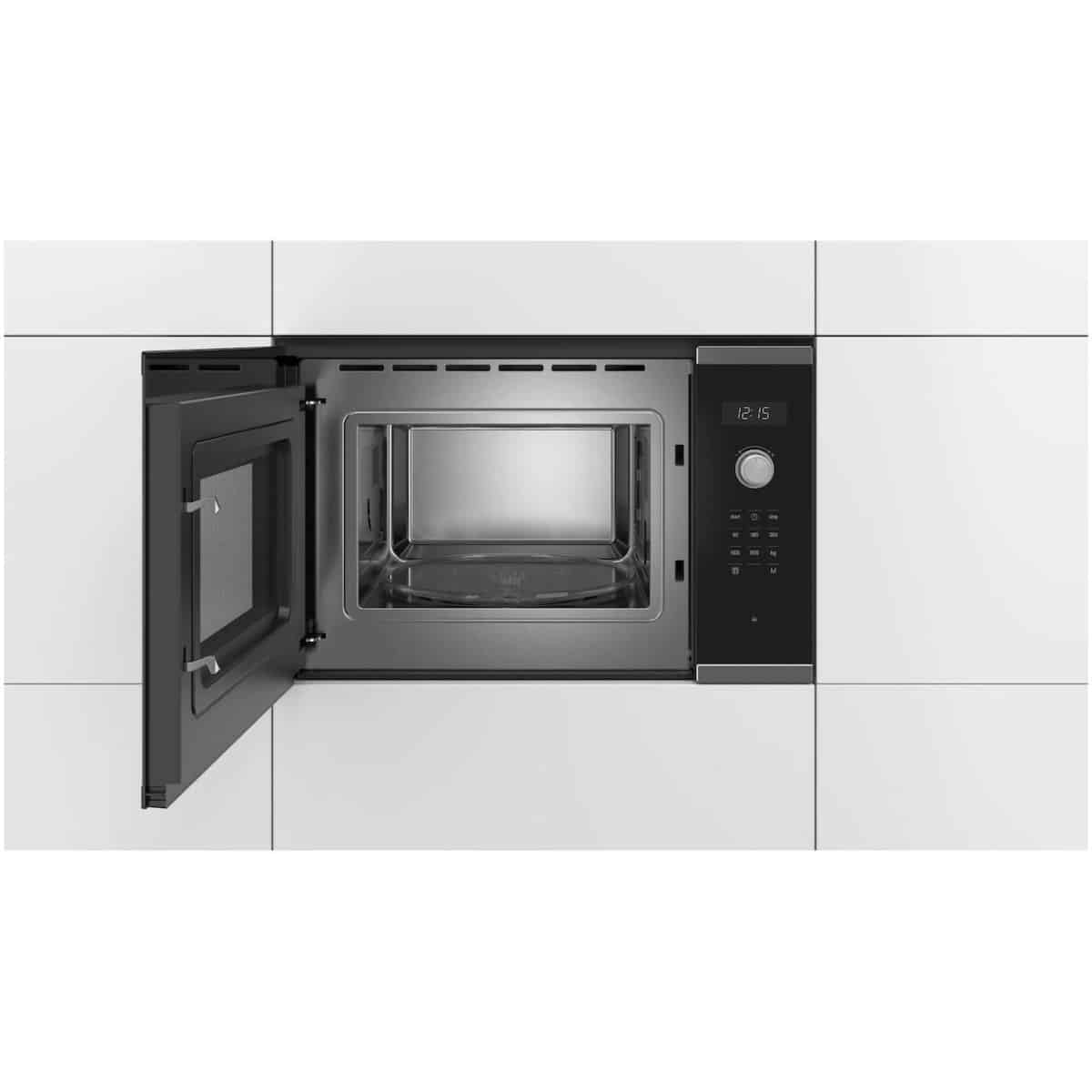 Bosch BFL554MS0 Εντοιχιζόμενος Φούρνος Μικροκυμάτων 25lt Μαύρος ΕΩΣ 12 ΔΟΣΕΙΣ - Image 2