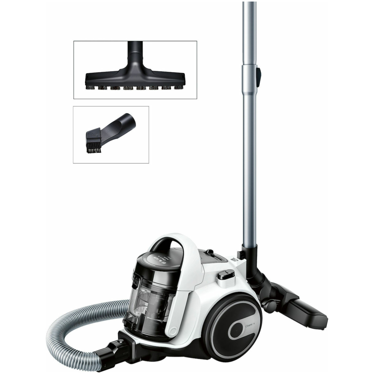 Bosch BGS05A222 Ηλεκτρική Σκούπα 700W με Κάδο 1.5lt Λευκή ΕΩΣ 12 ΔΟΣΕΙΣ - Image 2