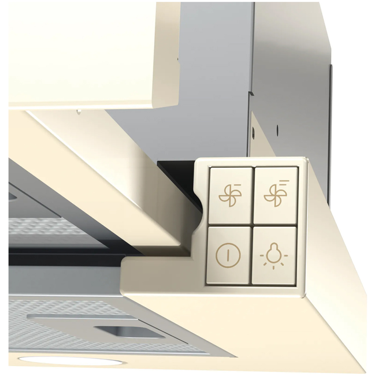 GORENJE BHP62CLI Συρόμενος Απορροφητήρας 60cm Μπεζ ΕΩΣ 12 ΔΟΣΕΙΣ - Image 3