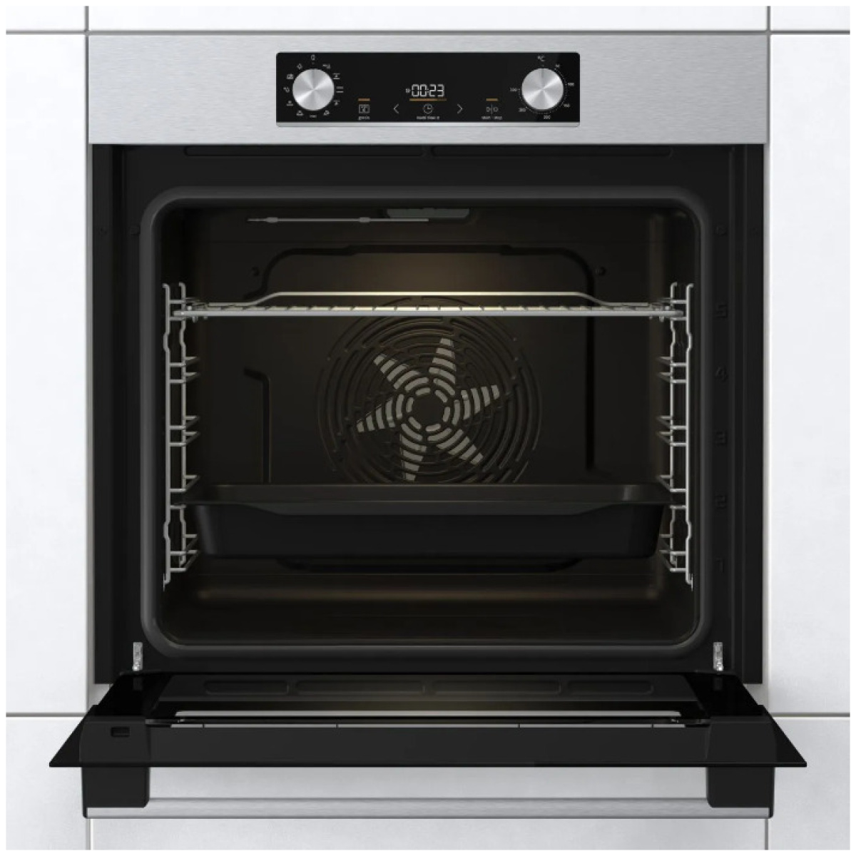 GORENJE BO6735E02X Φούρνος άνω Πάγκου 77lt χωρίς Εστίες Π59.5εκ. Inox ΕΩΣ 12 ΔΟΣΕΙΣ - Image 2
