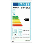 BRANDT BOP7537LX Φούρνος άνω Πάγκου 73lt χωρίς Εστίες Π59.2εκ. Μαύρος ΕΩΣ 12 ΔΟΣΕΙΣ - Image 4