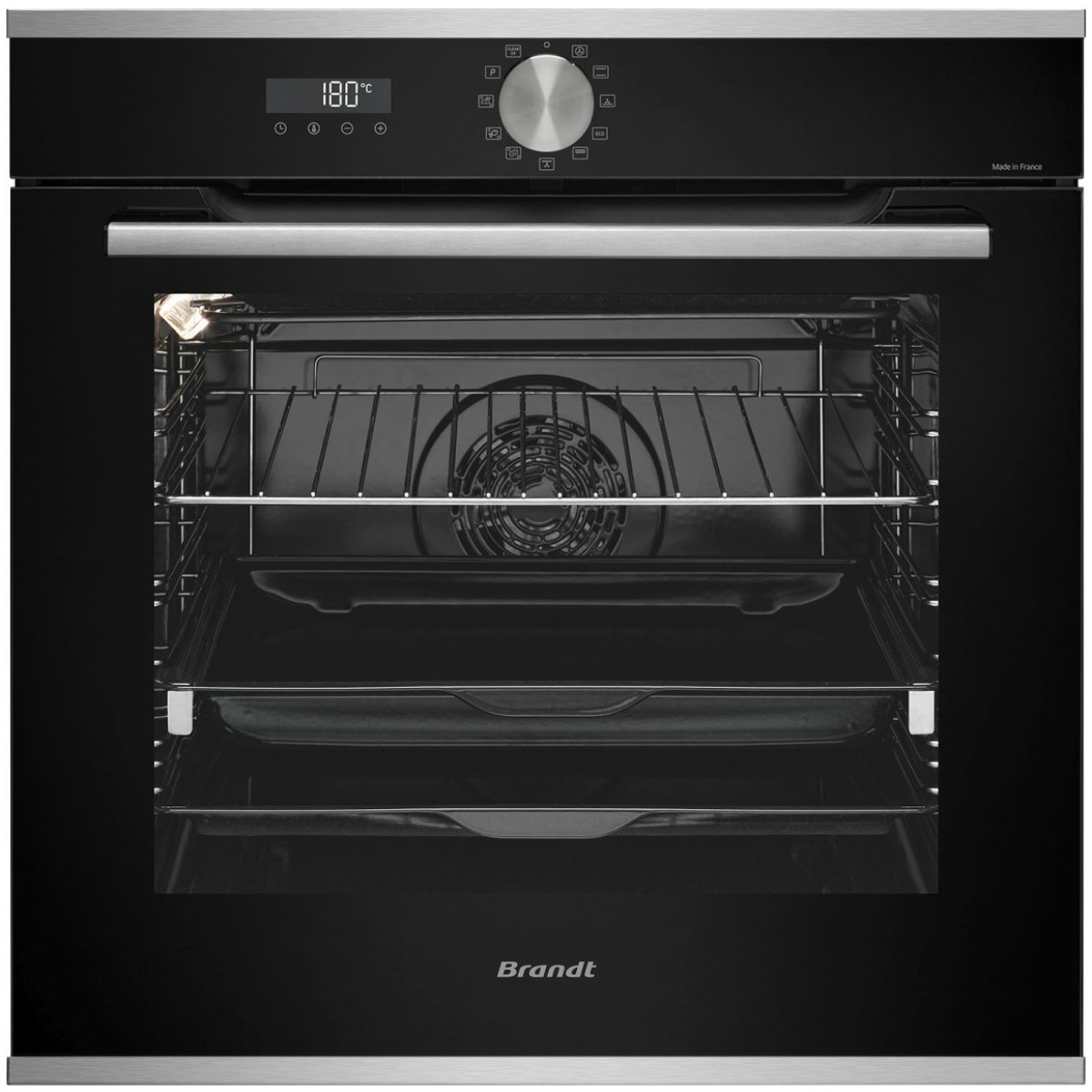BRANDT BOP7537LX Φούρνος άνω Πάγκου 73lt χωρίς Εστίες Π59.2εκ. Μαύρος ΕΩΣ 12 ΔΟΣΕΙΣ - Image 1
