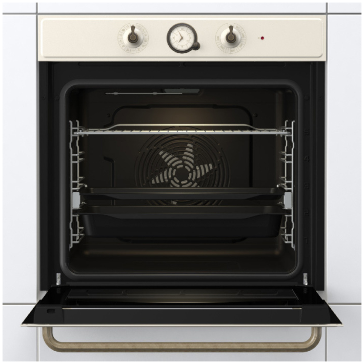 GORENJE BOS67372CLI Φούρνος άνω Πάγκου 77lt χωρίς Εστίες Π59.5εκ. Μπεζ (034061801) - Image 3