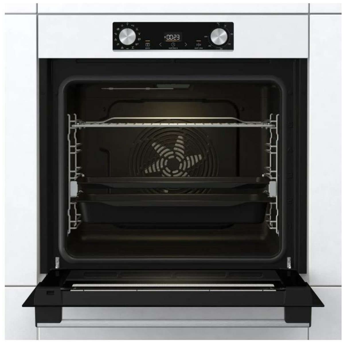 Gorenje BOS6737E13WG Φούρνος άνω Πάγκου 77lt Λευκός ΕΩΣ 12 ΔΟΣΕΙΣ - Image 2