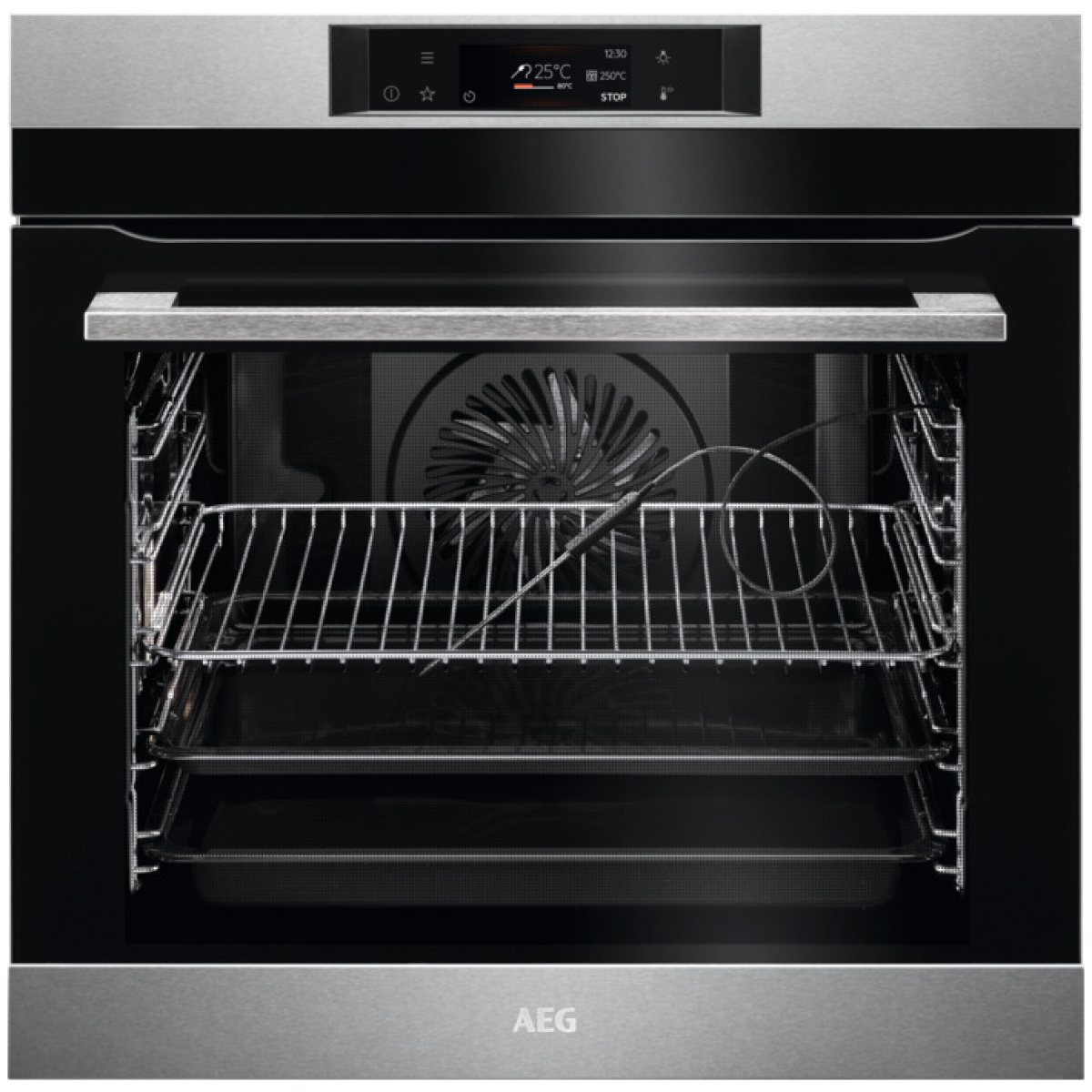 AEG BPK742380M Φούρνος άνω Πάγκου 71lt χωρίς Εστίες Π59.5εκ. Inox ΕΩΣ 12 ΔΟΣΕΙΣ - Image 1
