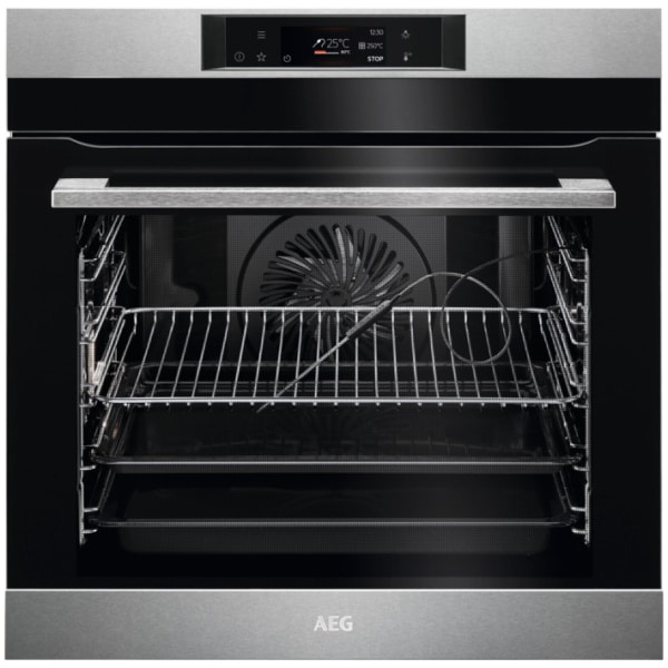 AEG BPK742380M Φούρνος άνω Πάγκου 71lt χωρίς Εστίες Π59.5εκ. Inox ΕΩΣ 12 ΔΟΣΕΙΣ