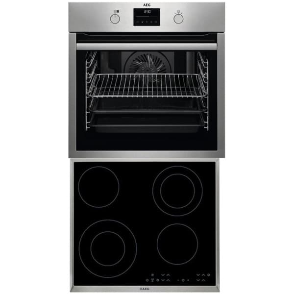 AEG BPS351160M + HK634021XB Φούρνος άνω Πάγκου 71lt με Εστίες Κεραμικές A+ ΕΩΣ 12 ΔΟΣΕΙΣ