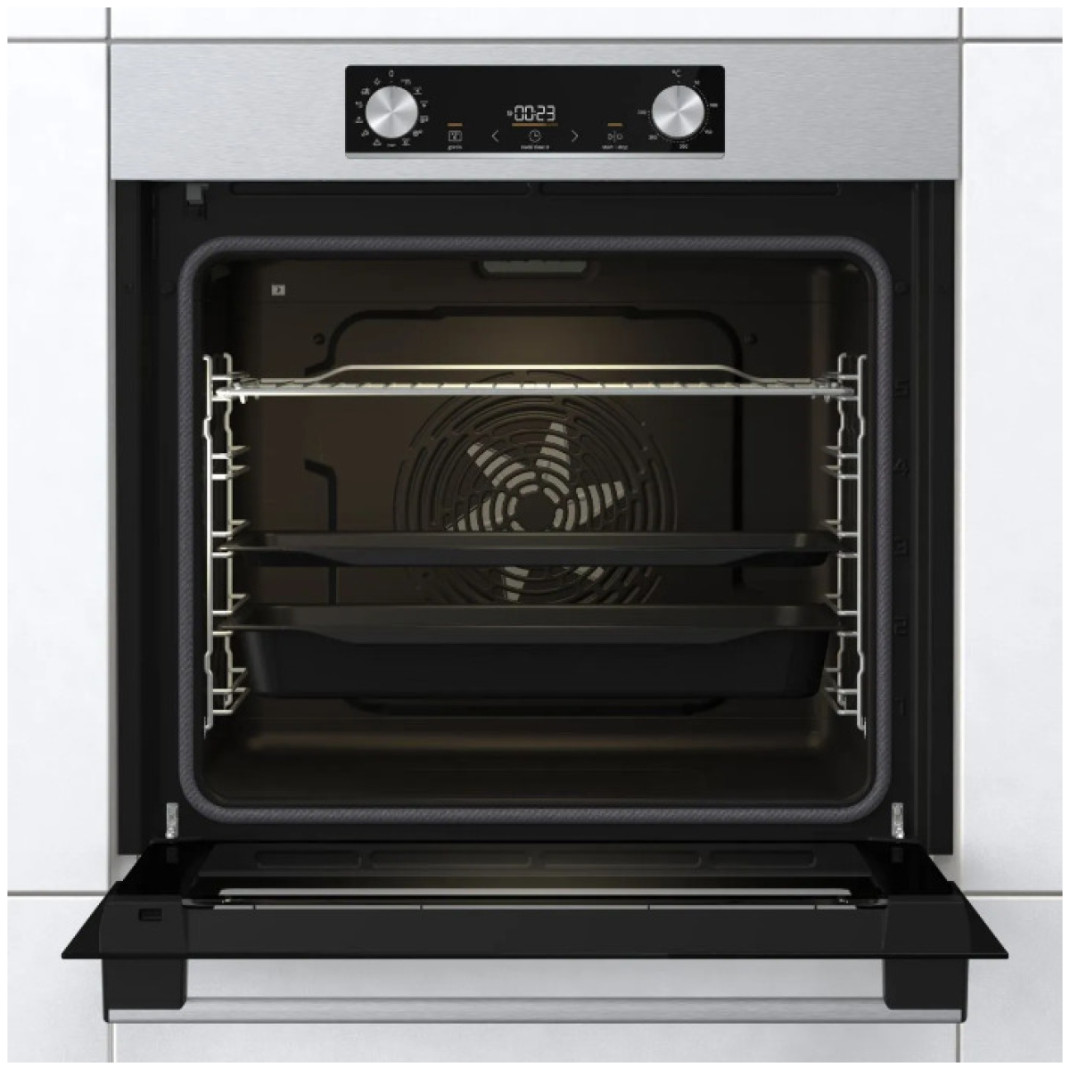 GORENJE BPS6737E03X Φούρνος άνω Πάγκου 77lt χωρίς Εστίες Π59.5εκ. Inox ΕΩΣ 12 ΔΟΣΕΙΣ - Image 2
