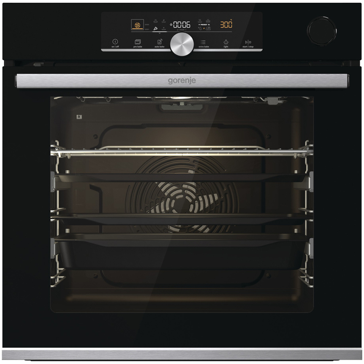 GORENJE BPSAX6747A08BGWI Φούρνος άνω Πάγκου με Ατμό 77lt χωρίς Εστίες ΕΩΣ 12 ΔΟΣΕΙΣ - Image 1