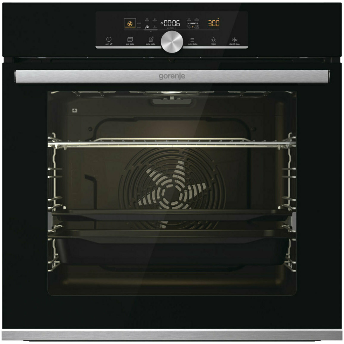 GORENJE BPSX6747A05BG Φούρνος άνω Πάγκου 77lt χωρίς Εστίες Π59.5εκ. Μαύρος ΕΩΣ 12 ΔΟΣΕΙΣ - Image 1
