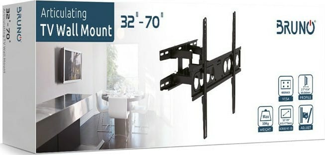 BRN-005101-30f.jpeg BRUNO BRN-0051 Βάση Τηλεόρασης Τοίχου έως 70" και 35kg ΕΩΣ 12 ΔΟΣΕΙΣ - Image 2