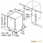BOSCH SPV44CX00E Πλυντήριο Πίατων Εντοιχιζόμενο A+ ΕΩΣ 12 ΔΟΣΕΙΣ - Image 5
