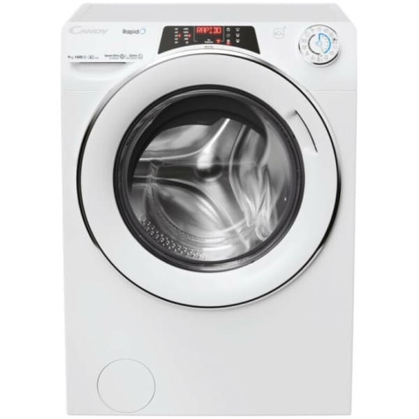 Candy RO 496DWMC7/1-S Πλυντήριο Ρούχων 9kg 1400 Στροφών ΕΩΣ 12 ΔΟΣΕΙΣ