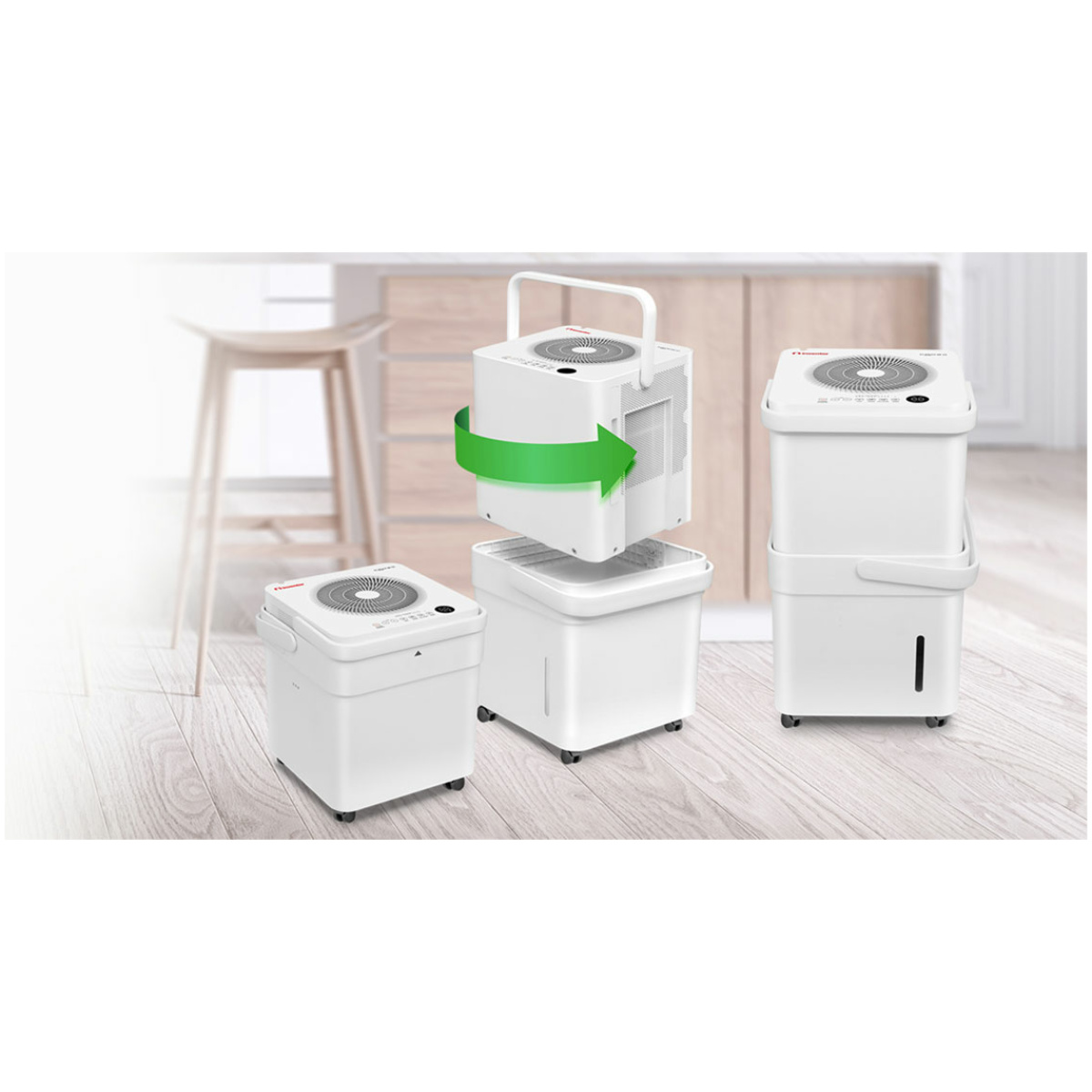 INVENTOR CB-WUI-20L Combo Αφυγραντήρας με Ιονιστή 20lt/24h ΕΩΣ 12 ΔΟΣΕΙΣ - Image 2
