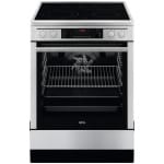 AEG CCB6671APM Κουζίνα Με Εστία Κεραμική Inox Α+ ΕΩΣ 12 ΔΟΣΕΙΣ