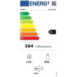 CANDY CCE4T620EB Ψυγειοκαταψύκτης 377lt Total NoFrost Υ200xΠ59.5xΒ65.8εκ. Μαύρος ΕΩΣ 12 ΔΟΣΕΙΣ - Image 3